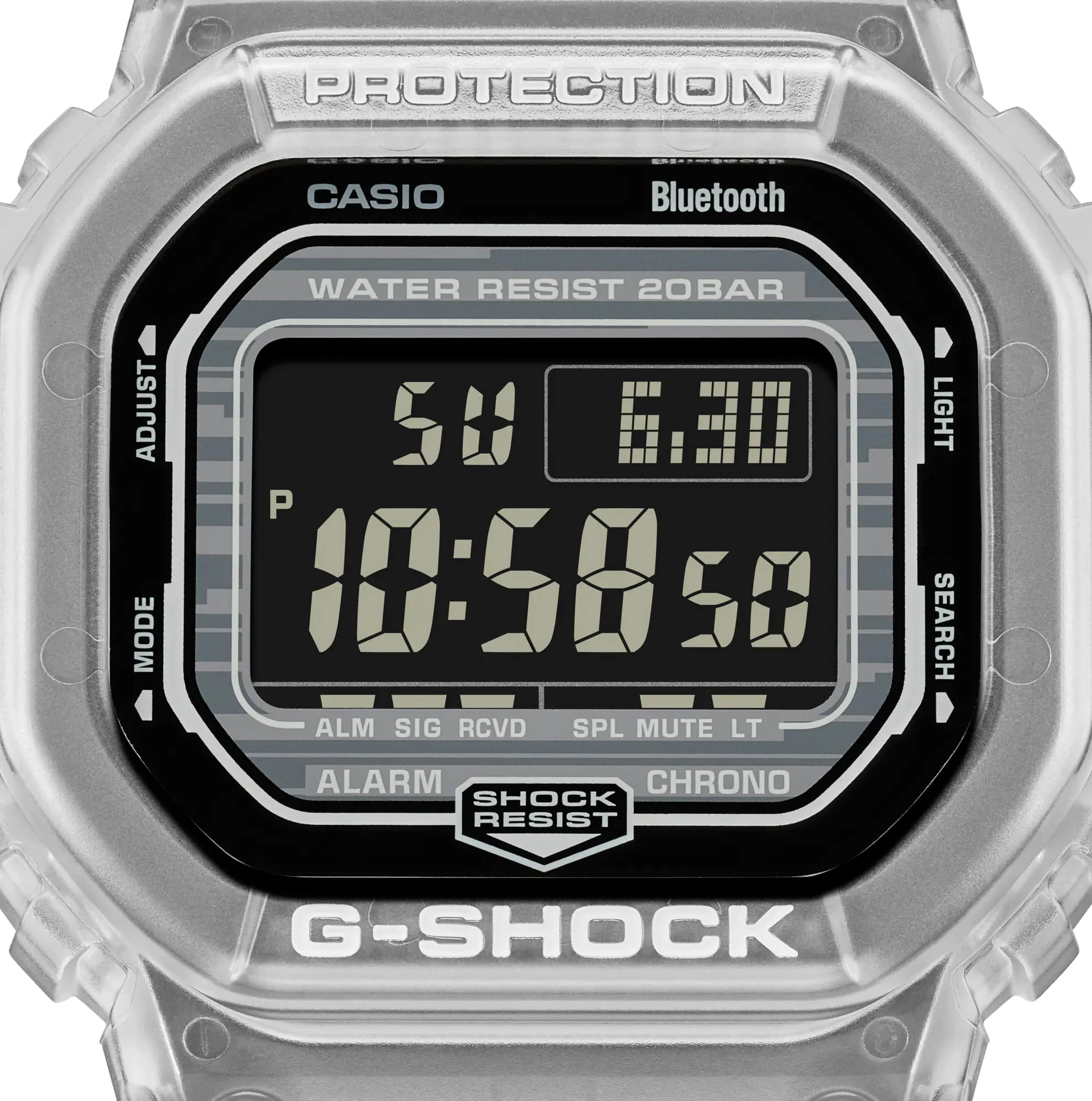 Casio Casio G-Shock DW-B5600G-7 , наручные мужские часы фото под углом