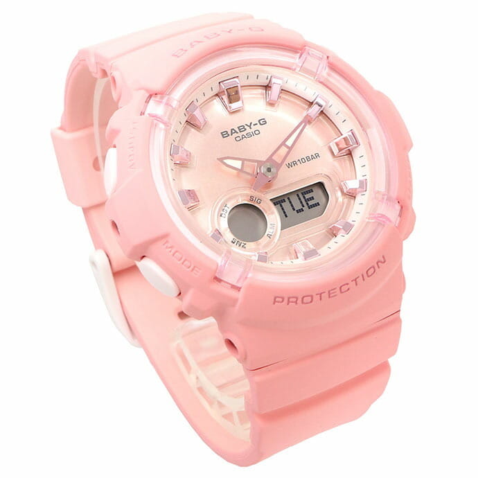Casio Casio Baby-G BGA-280-4A женские часы розовый циферблат на запястье