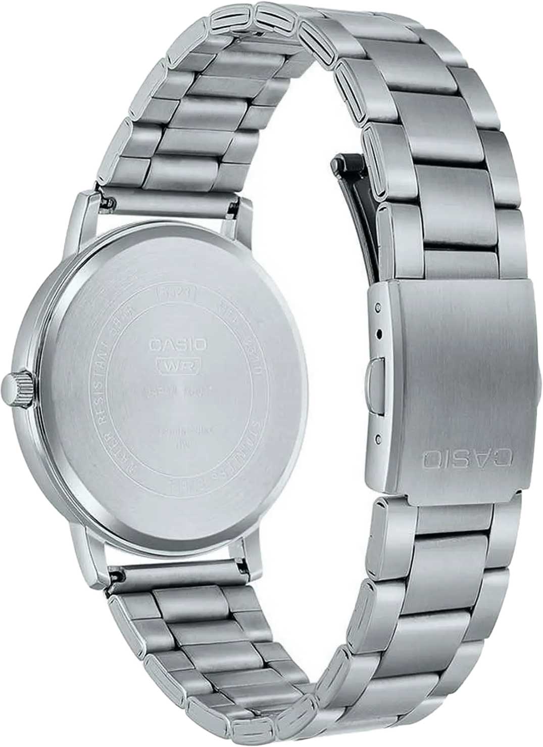 Casio Casio Collection MTP-B120D-1A, collection япония мужские часы на браслете нержавеющая сталь боковой вид