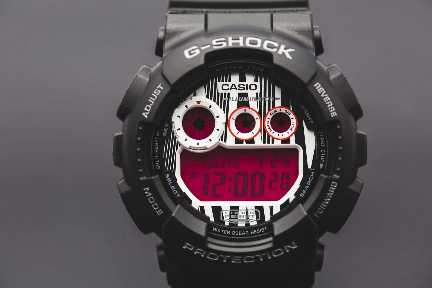 Casio Casio G-Shock GD-120LM-1A, g-shock япония мужские часы на браслете  боковой вид