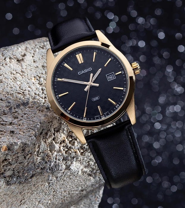 Оригинальные часы Casio Casio Collection MTP-VD03GL-1AUDF (MTP-VD03GL-1A) кварцевые калибр механизма  общий вид