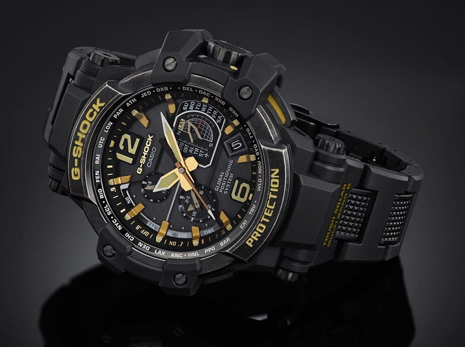 Casio Casio G-Shock GPW-1000VFC-1A , наручные мужские часы фото под углом