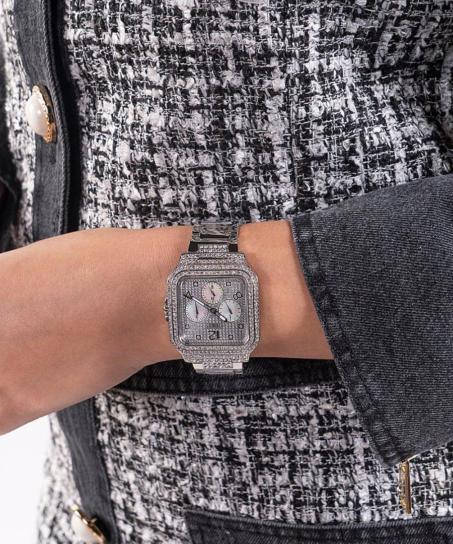 Guess Guess Dress Steel GW0472L1,  сша женские часы на браслете нержавеющая сталь боковой вид