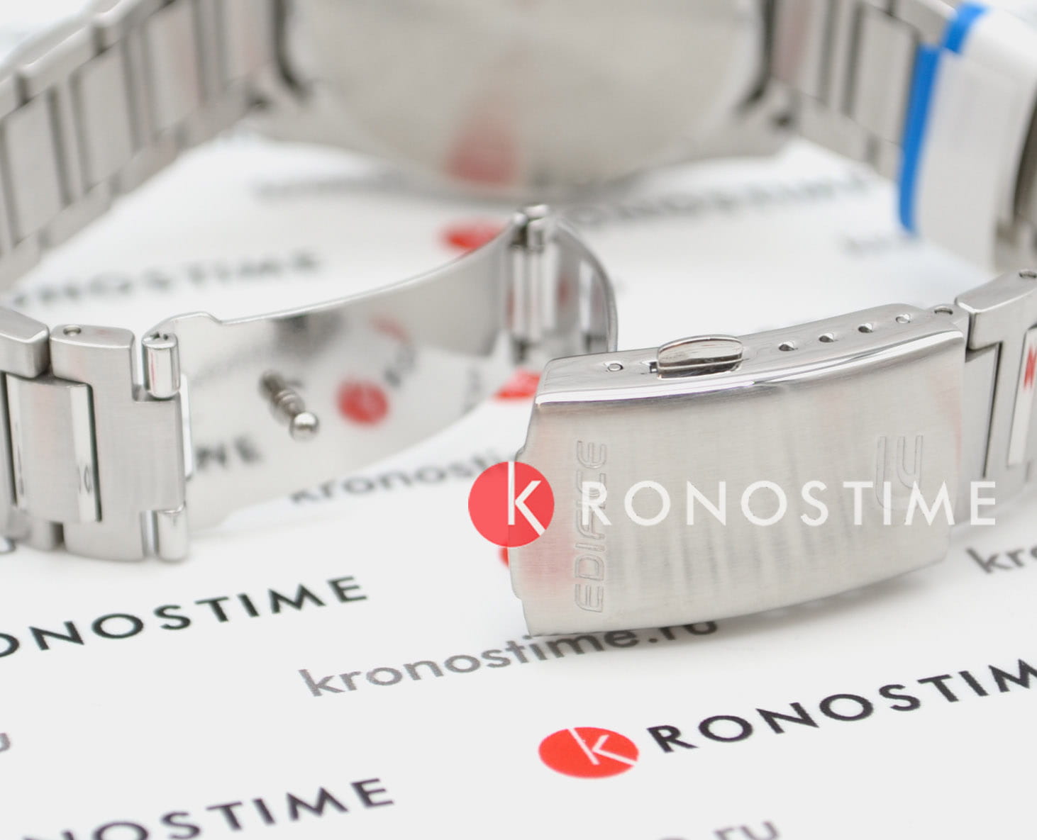 Casio Casio Edifice EFB-710D-2AVUDF (EFB-710D-2A) кварцевые мужские часы часы крупный план синий циферблата