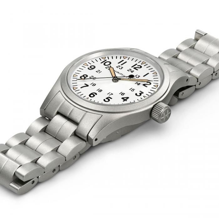 Hamilton Hamilton Khaki Field Mechanical H69439111 , наручные мужские часы фото под углом