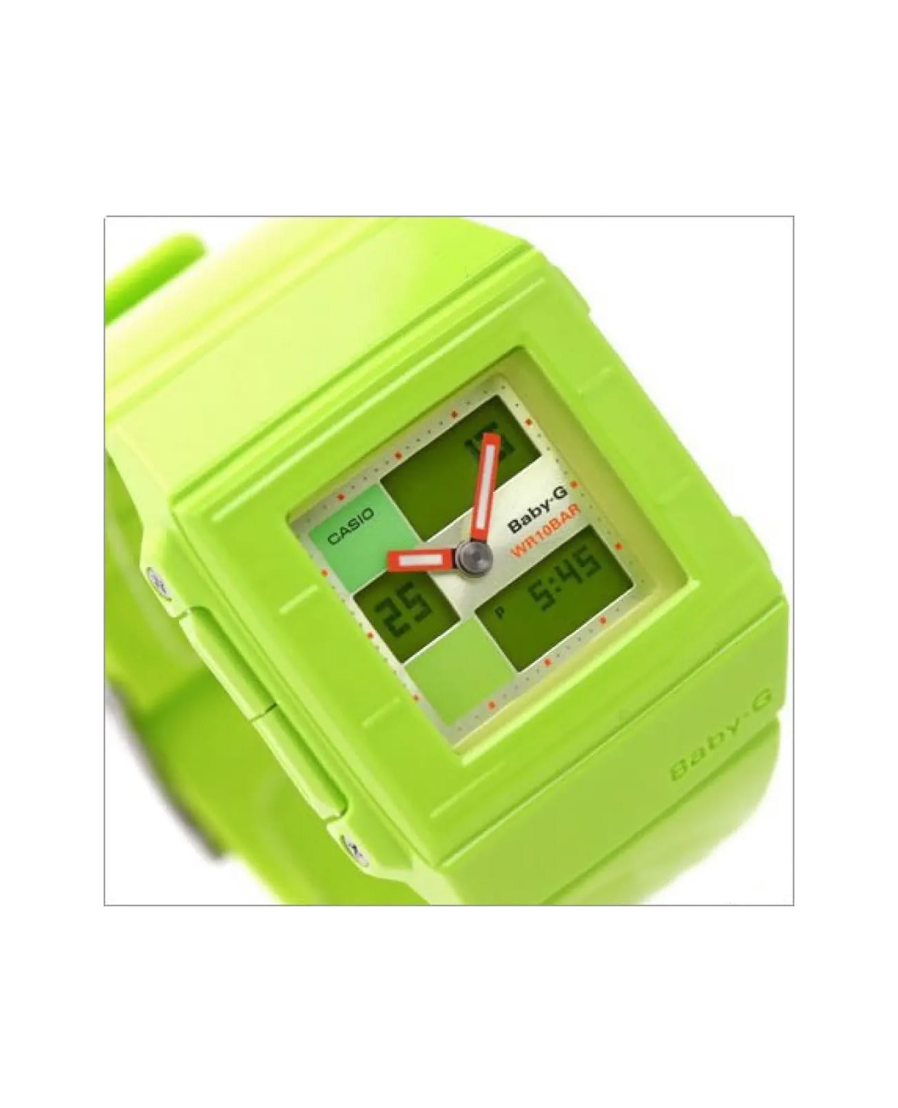 Оригинальные часы Casio Casio Baby-G BGA-200-3EDR кварцевые калибр механизма  общий вид