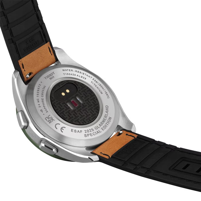 Tissot Tissot T-Touch Connect Sport ESAF T153.420.47.051.07, t-sport швейцария мужские часы на браслете кожаный боковой вид