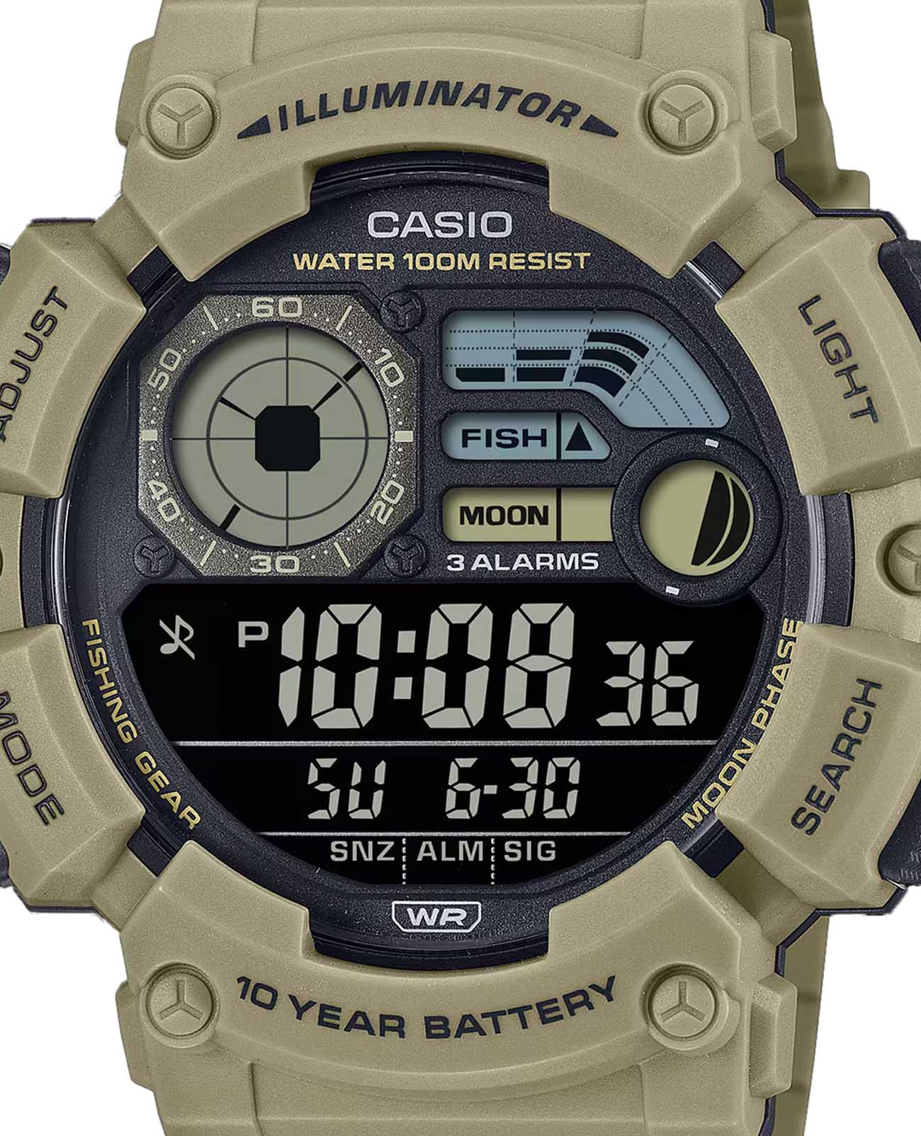 Casio Casio Collection WS-1500H-5BV , наручные мужские часы фото под углом