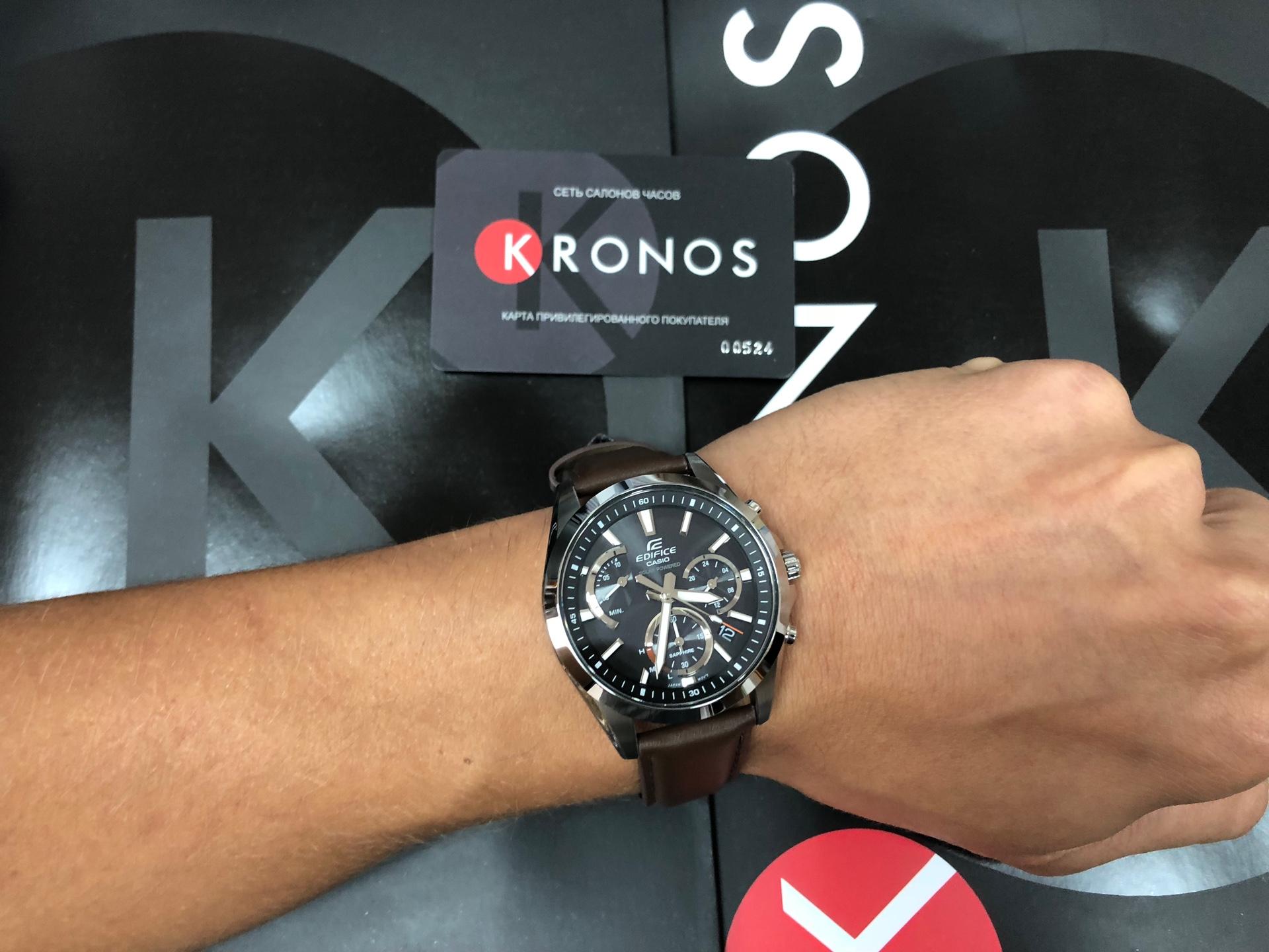 Casio Casio Edifice EFS-S530L-5A EFS-S530L-5A оригинальные мужские часы в комплекте с коробкой