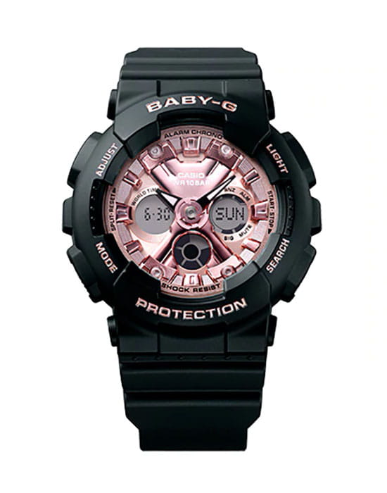 Casio BA-130-1A4ER женские часы застежка крупным планом