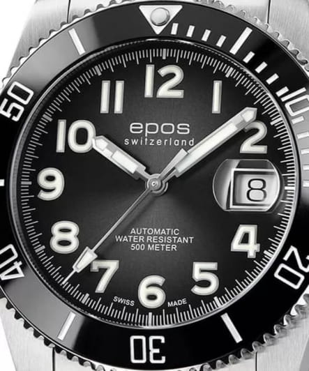 Epos Epos Diver 3504.131.80.35.90 , наручные мужские часы фото под углом
