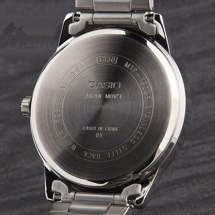 Casio Casio MTP-1303PD-2A, mtp япония мужские часы на браслете нержавеющая сталь боковой вид