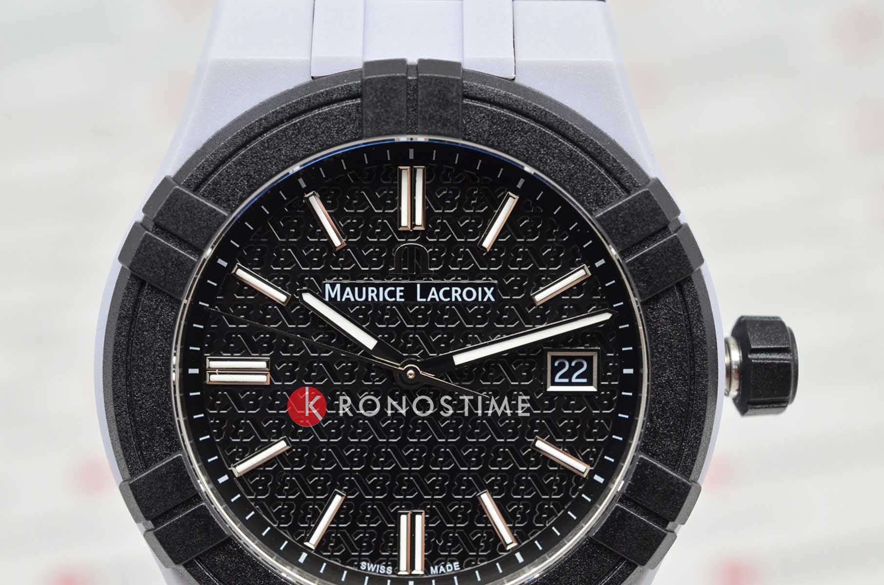 Maurice Lacroix Maurice Lacroix Aikon Tide Special Edition FIBA 3x3 AI2008-20YZ0-200-0, aikon швейцария мужские часы на браслете каучук боковой вид