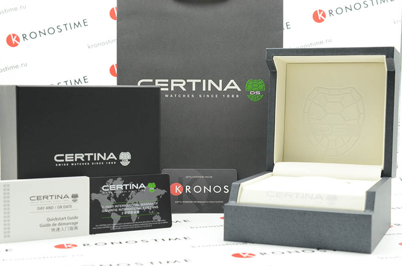 Certina Certina DS-2 Chronograph Flyback C024.618.26.031.00 мужские часы черный циферблат на запястье