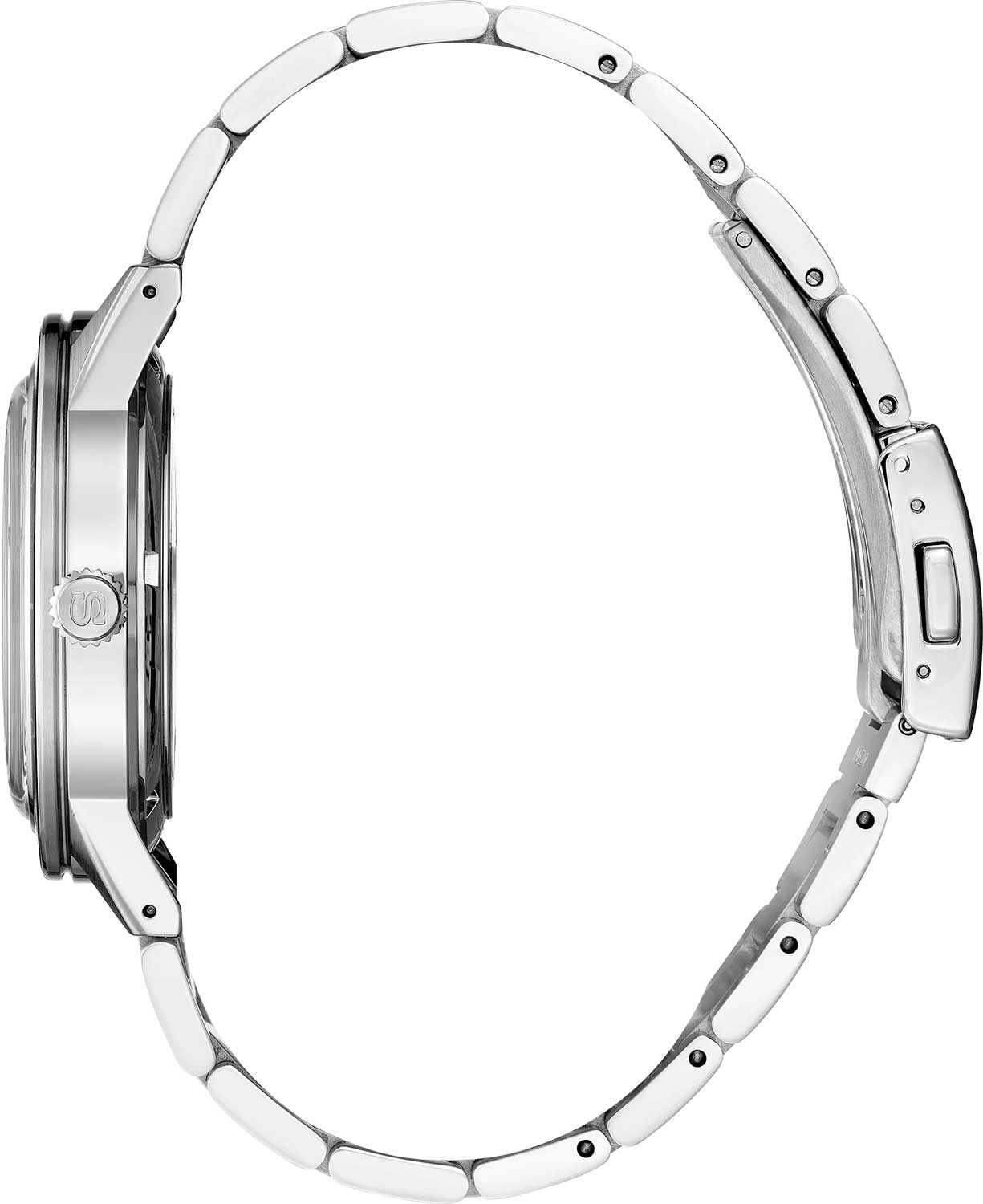 Seiko Seiko Presage SSA447, presage япония мужские часы на браслете нержавеющая сталь боковой вид