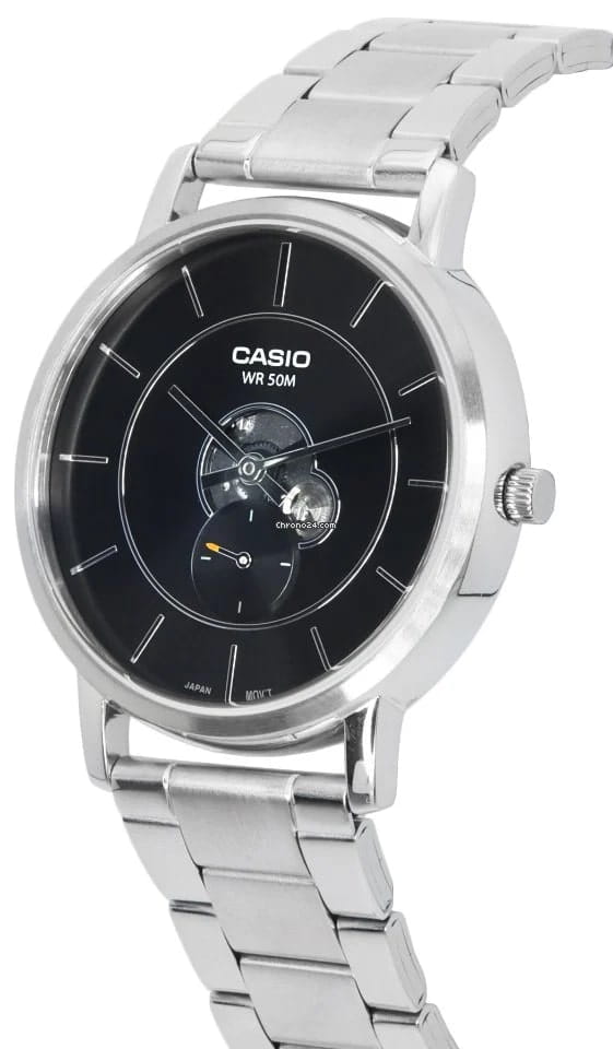 Casio Casio Collection MTP-B130D-1A, ltp япония мужские часы на браслете нержавеющая сталь боковой вид