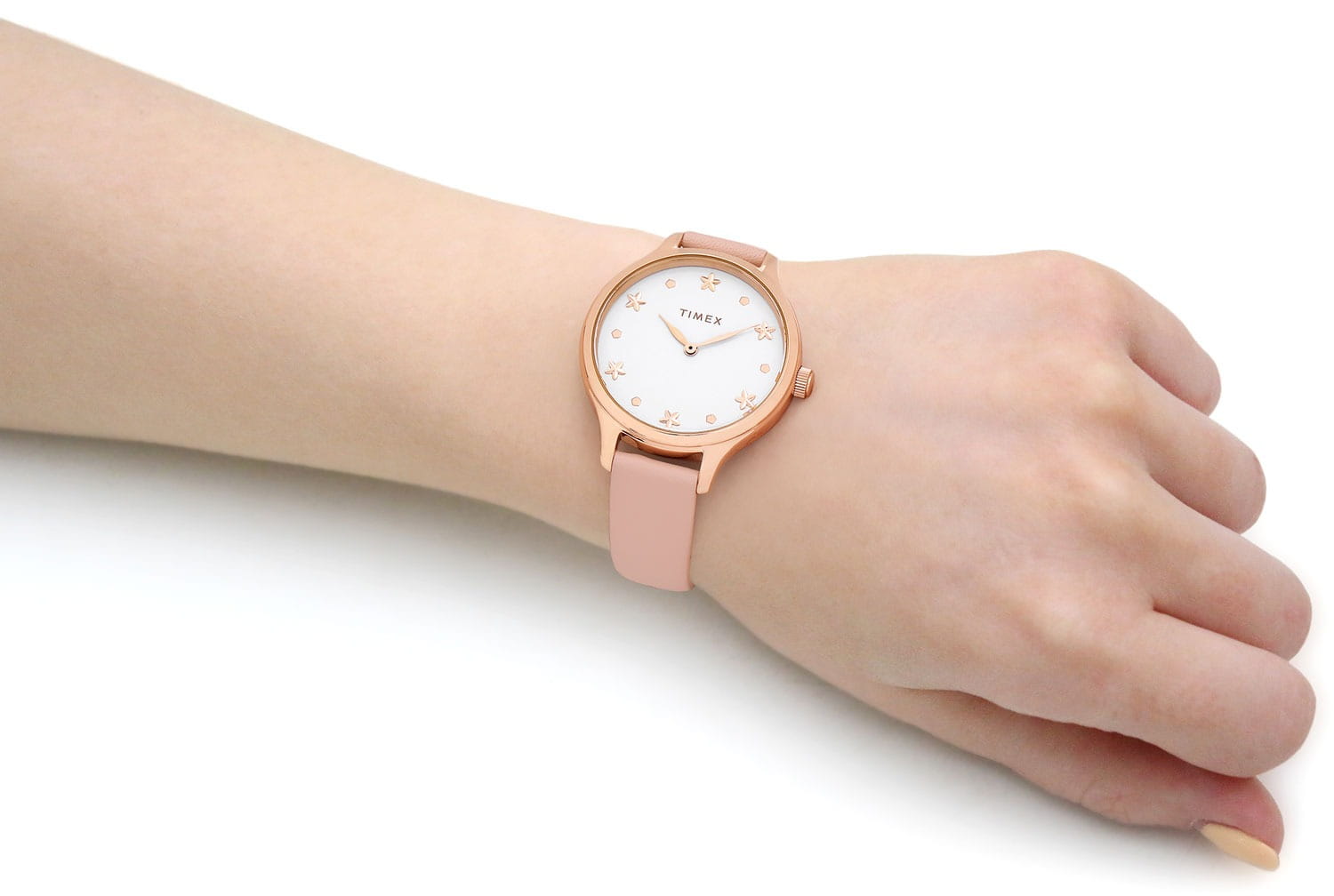 Timex Timex Peyton TW2V23700,  сша женские часы на браслете кожаный боковой вид