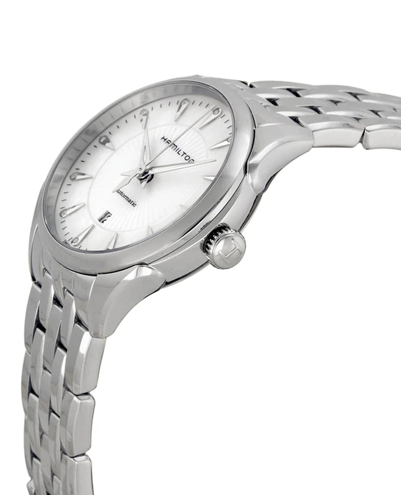 Hamilton Hamilton Jazzmaster Lady Auto H42215111, jazzmaster швейцария женские часы на браслете нержавеющая сталь боковой вид