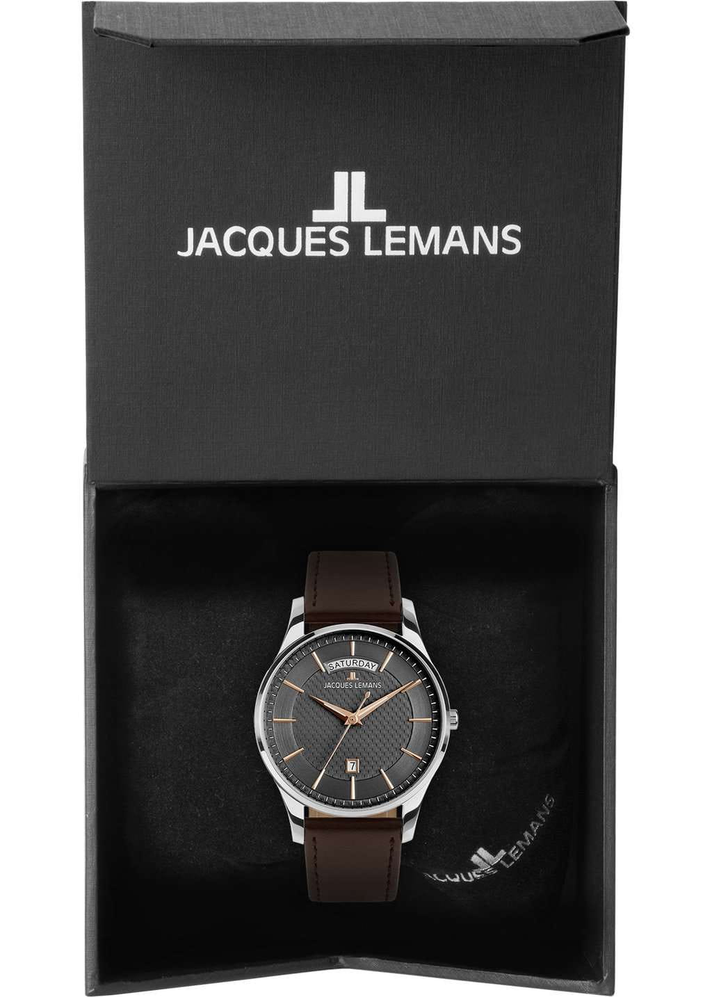 Jacques Lemans Jacques Lemans London 1-2193D , наручные мужские часы фото под углом