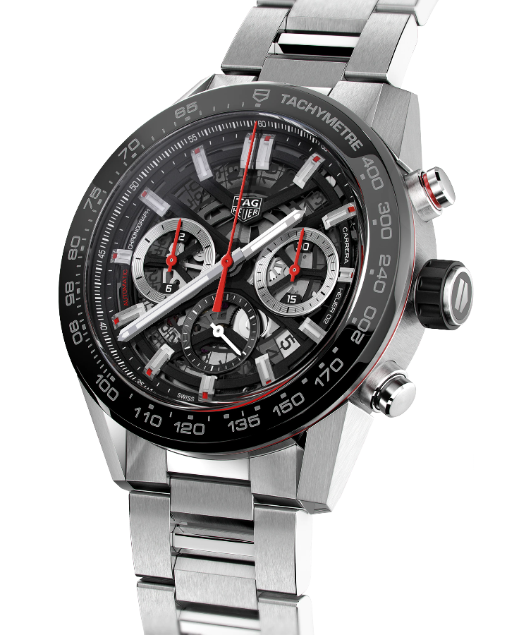 TAG Heuer TAG Heuer Carrera CBG2A10.BA0654 мужские часы черный циферблат на запястье
