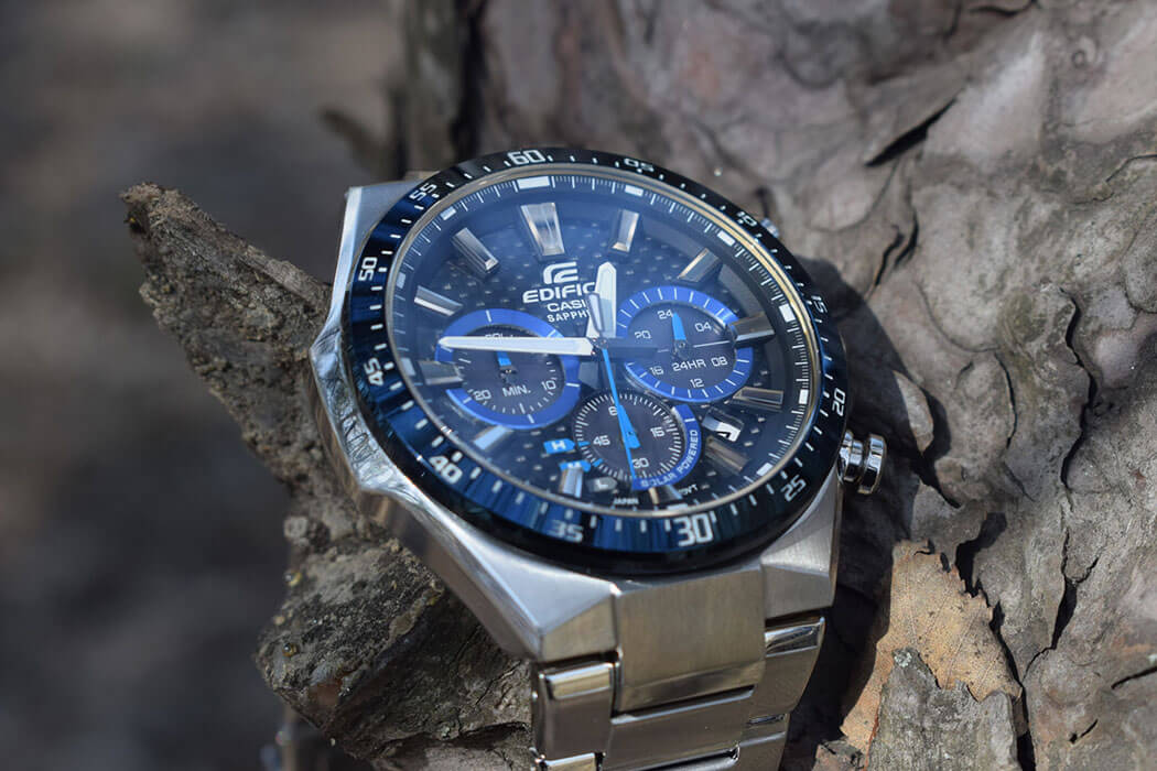 Casio Casio Edifice EFS-S520CDB-1B EFS — детали корпуса и нержавеющая сталь
