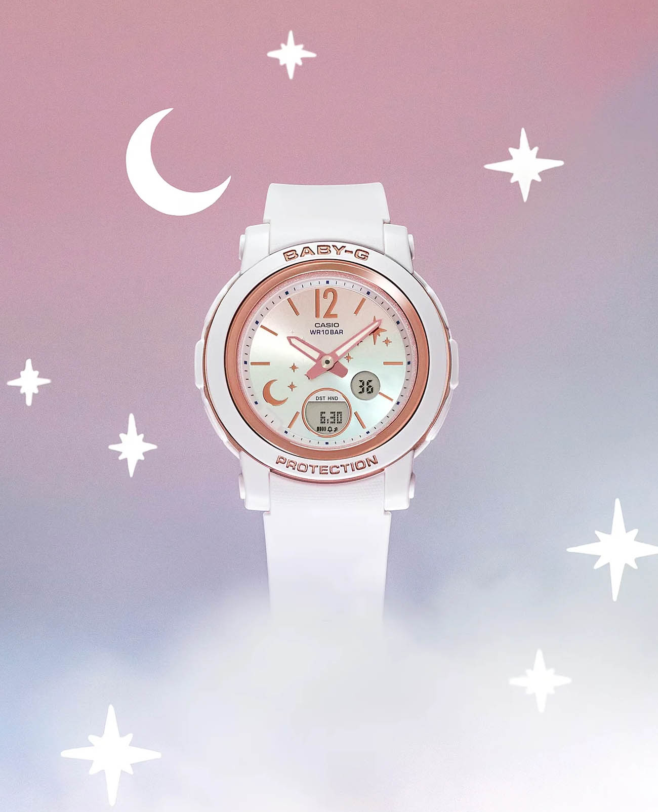 Оригинальные часы Casio Casio Baby-G BGA-290DS-7ADR (BGA-290DS-7A) кварцевые калибр механизма  общий вид