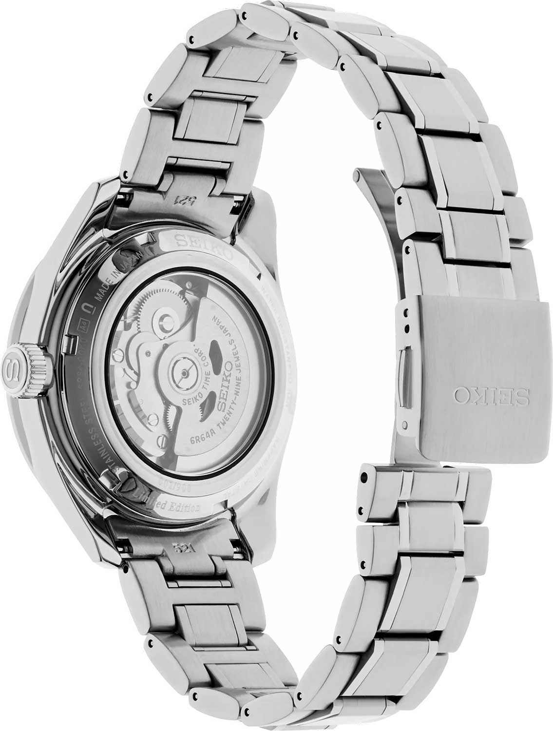 Оригинальные часы Seiko Seiko Presage Sharp Edged Series SPB303 механические калибр механизма 6r64 общий вид