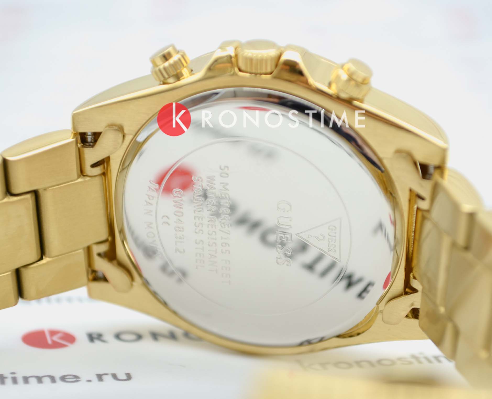 Guess GW0483L2 женские часы застежка крупным планом