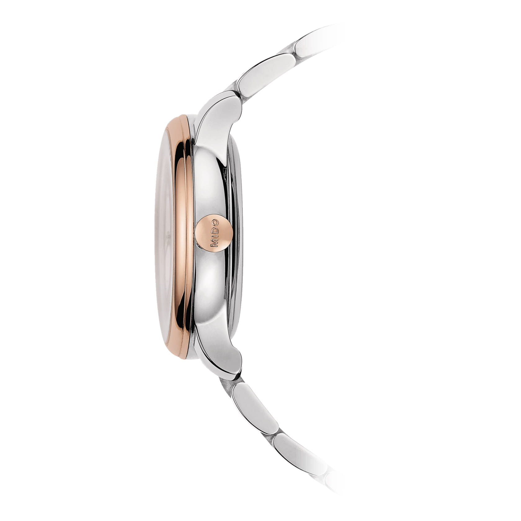 Mido Mido Baroncelli Lady Day M039.207.22.106.00, baroncelli швейцария женские часы на браслете нержавеющая сталь боковой вид