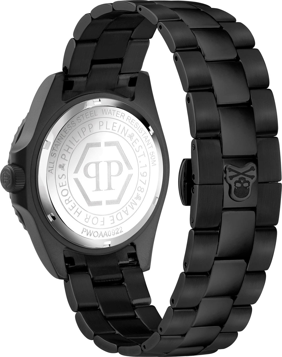 Оригинальные часы Philipp Plein Philipp Plein The Skull PWOAA0922 кварцевые калибр механизма miyota 2035  общий вид