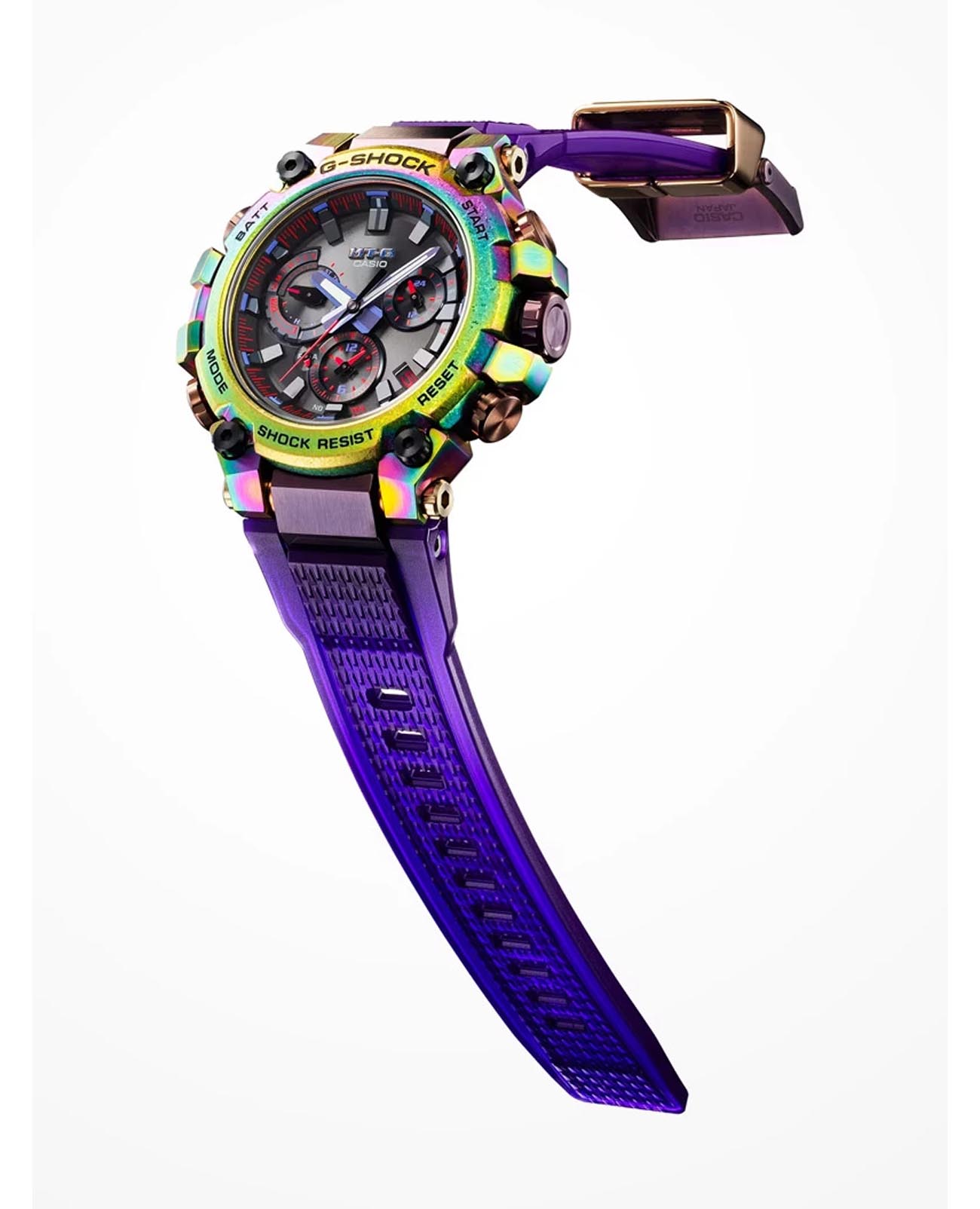 Casio Casio G-Shock MTG-B3000PRB-1A, g-shock япония мужские часы на браслете полимер боковой вид