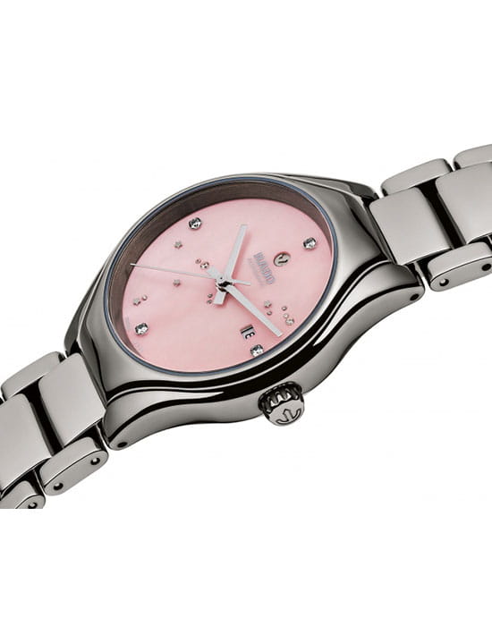 Rado Rado True Automatic Diamonds R27243832, true швейцария женские часы на браслете плазменная керамика боковой вид