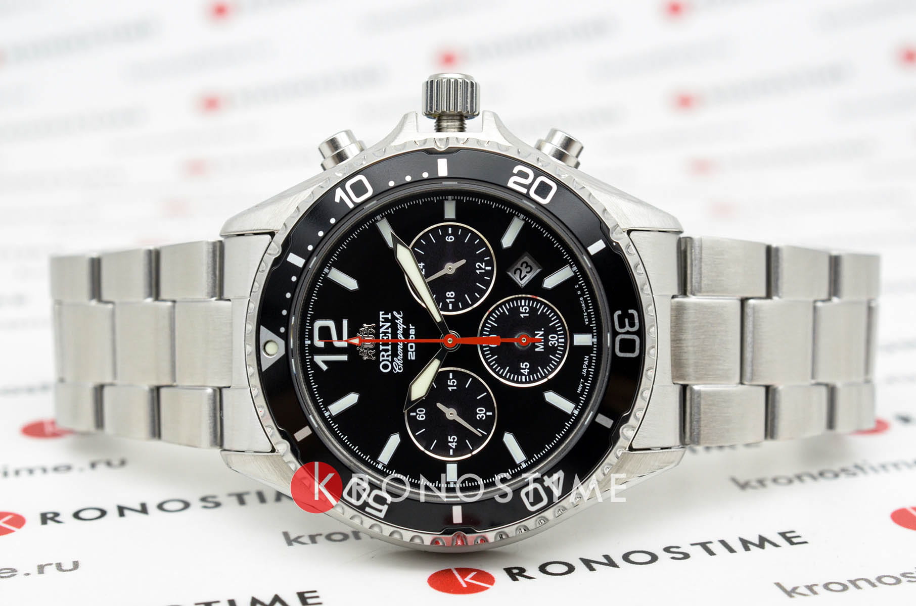 Orient Orient Chronograph RA-TX0202B (RN-TX0202B) , наручные мужские часы фото под углом