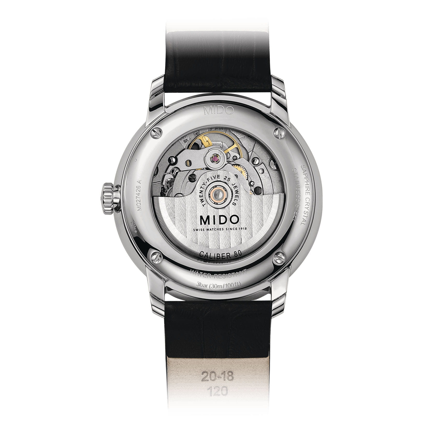 Mido Mido Baroncelli Big Date M027.426.16.018.00 , наручные мужские часы фото под углом