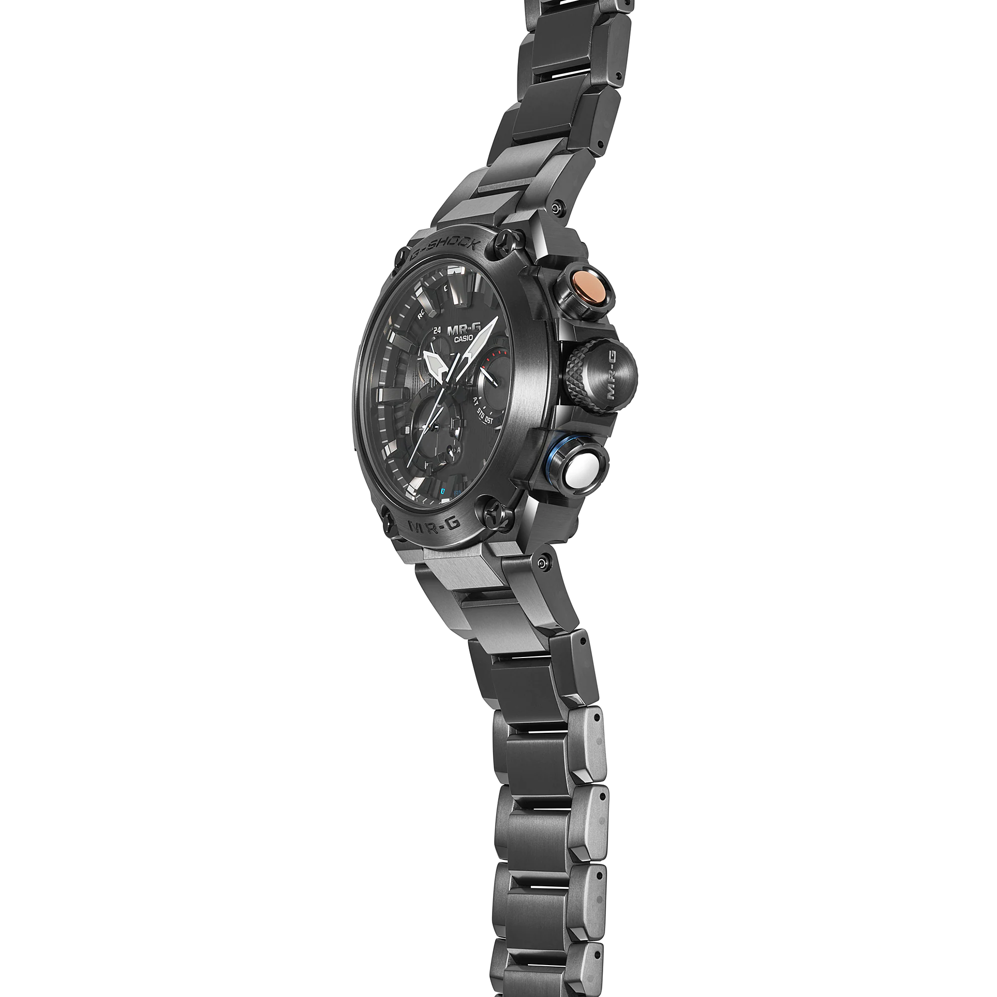 Casio Casio G-Shock MRG-B2000B-1A1DR (MRG-B2000B-1A1), g-shock япония мужские часы на браслете титановый боковой вид