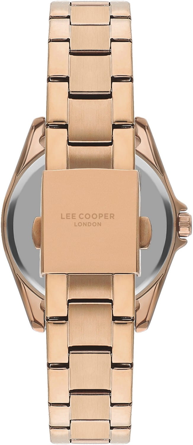 Lee Cooper Lee Cooper LC07685.410,  англия женские часы на браслете нержавеющая сталь с ip-покрытием боковой вид
