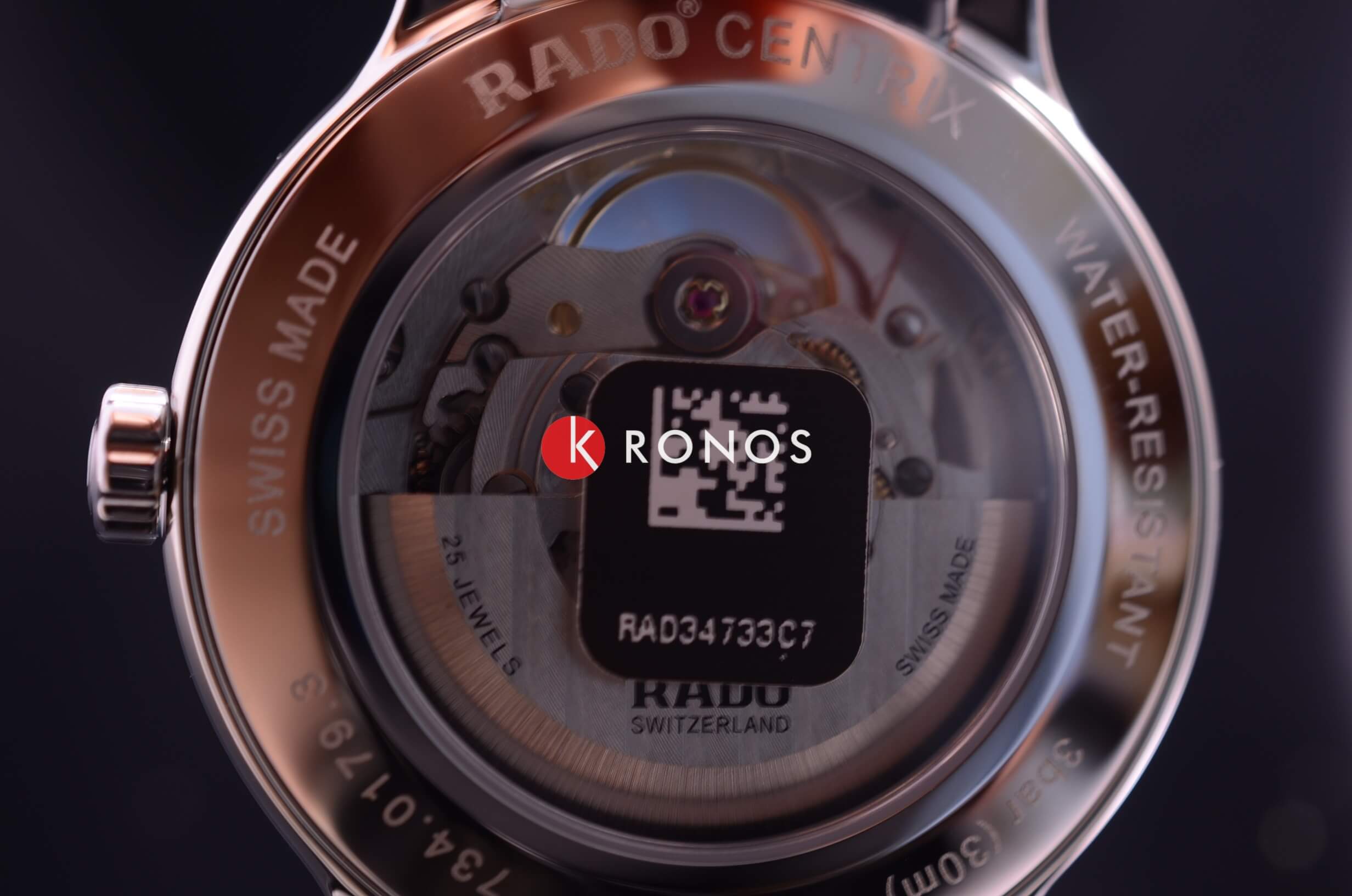 Rado Rado Centrix Automatic Open Heart R30179105 Automatic — детали корпуса и кожаный