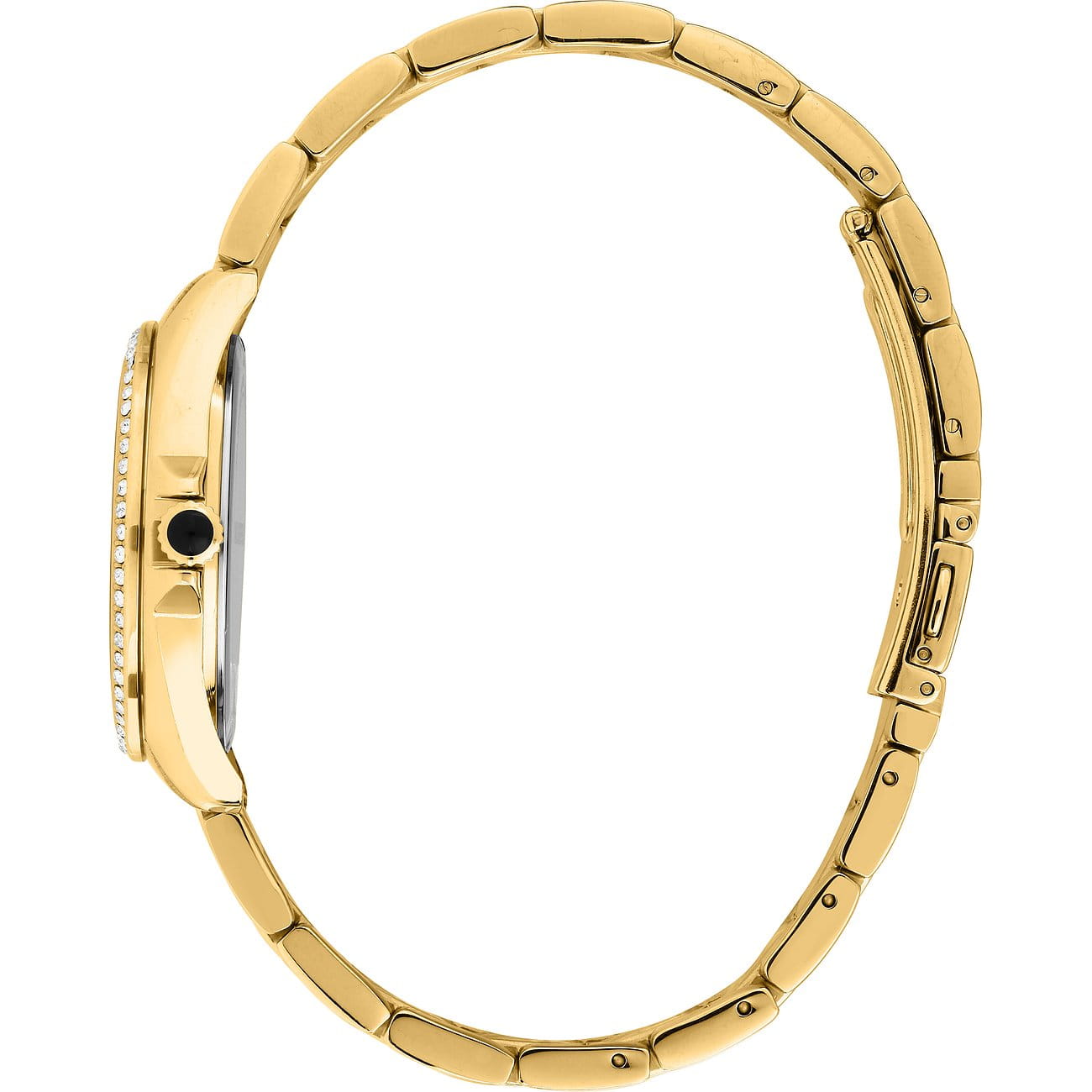 Karl Lagerfeld Karl Lagerfeld Round Essentials R0553101505,  сша женские часы на браслете нержавеющая сталь с ip-покрытием боковой вид