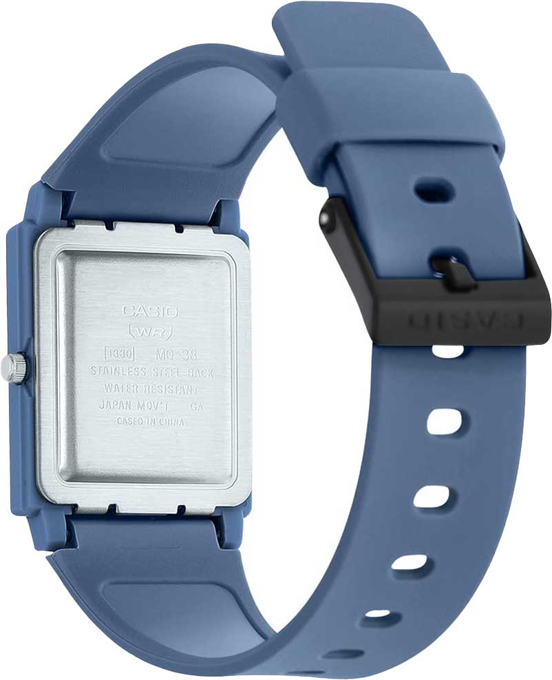 Casio Casio Collection MQ-38UC-2A2 кварцевые мужские часы часы крупный план черный циферблата