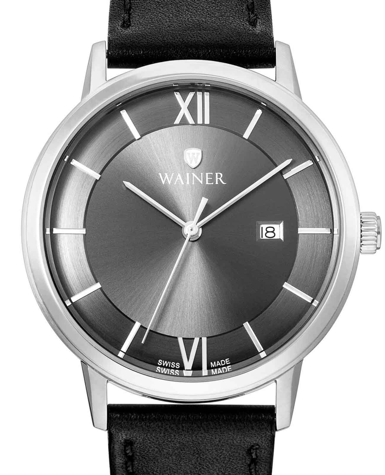 Wainer Wainer Classic WA.11190-B , наручные мужские часы фото под углом
