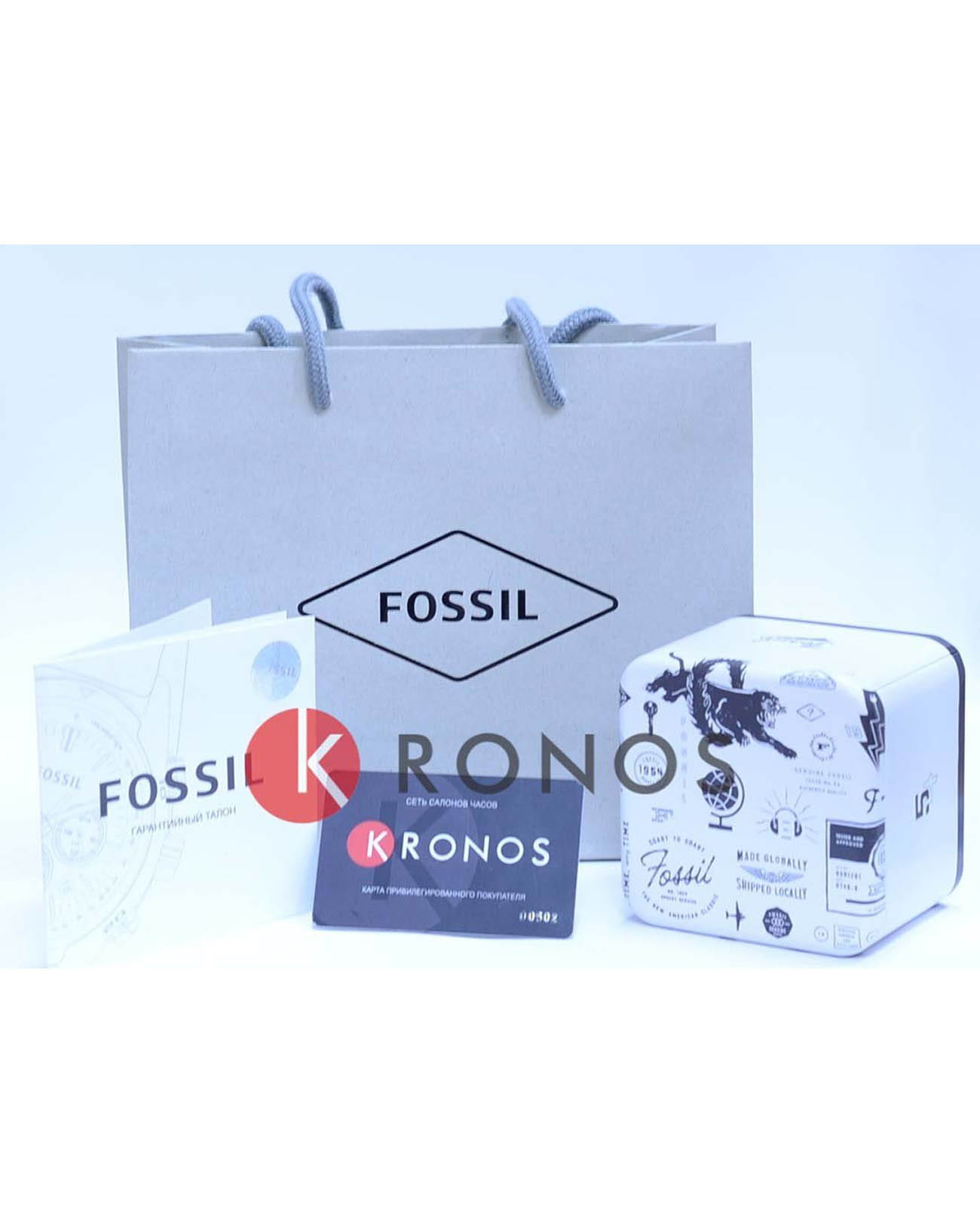 Оригинальные часы Fossil Fossil Bannon  FS5837 кварцевые калибр механизма  общий вид