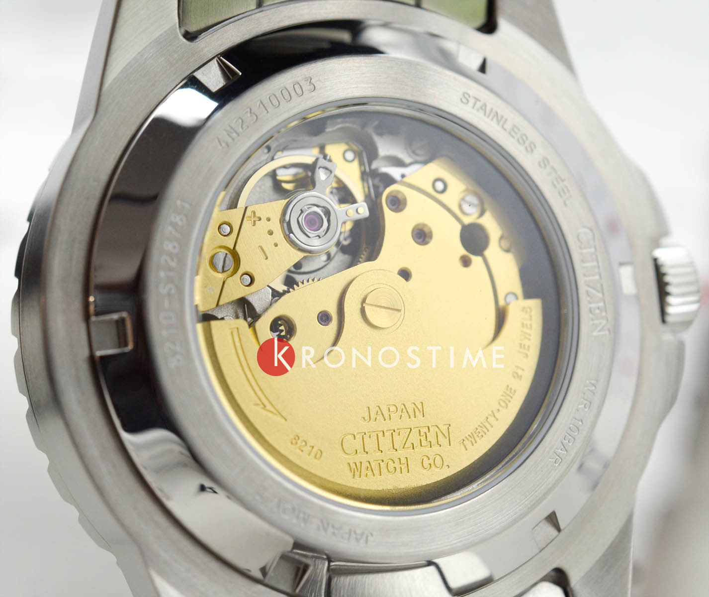 Citizen Citizen Automatic NJ0171-81A  - задняя крышка сталь металл корпуса, япония часы