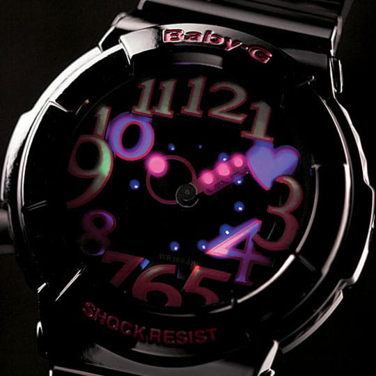 Casio Casio Baby-G BGA-130-1B , наручные женские часы фото под углом