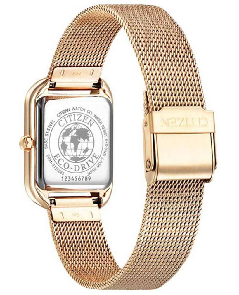 Citizen Citizen Eco-Drive EM0493-85P, eco-drive япония женские часы на браслете нержавеющая сталь с pvd-покрытием боковой вид