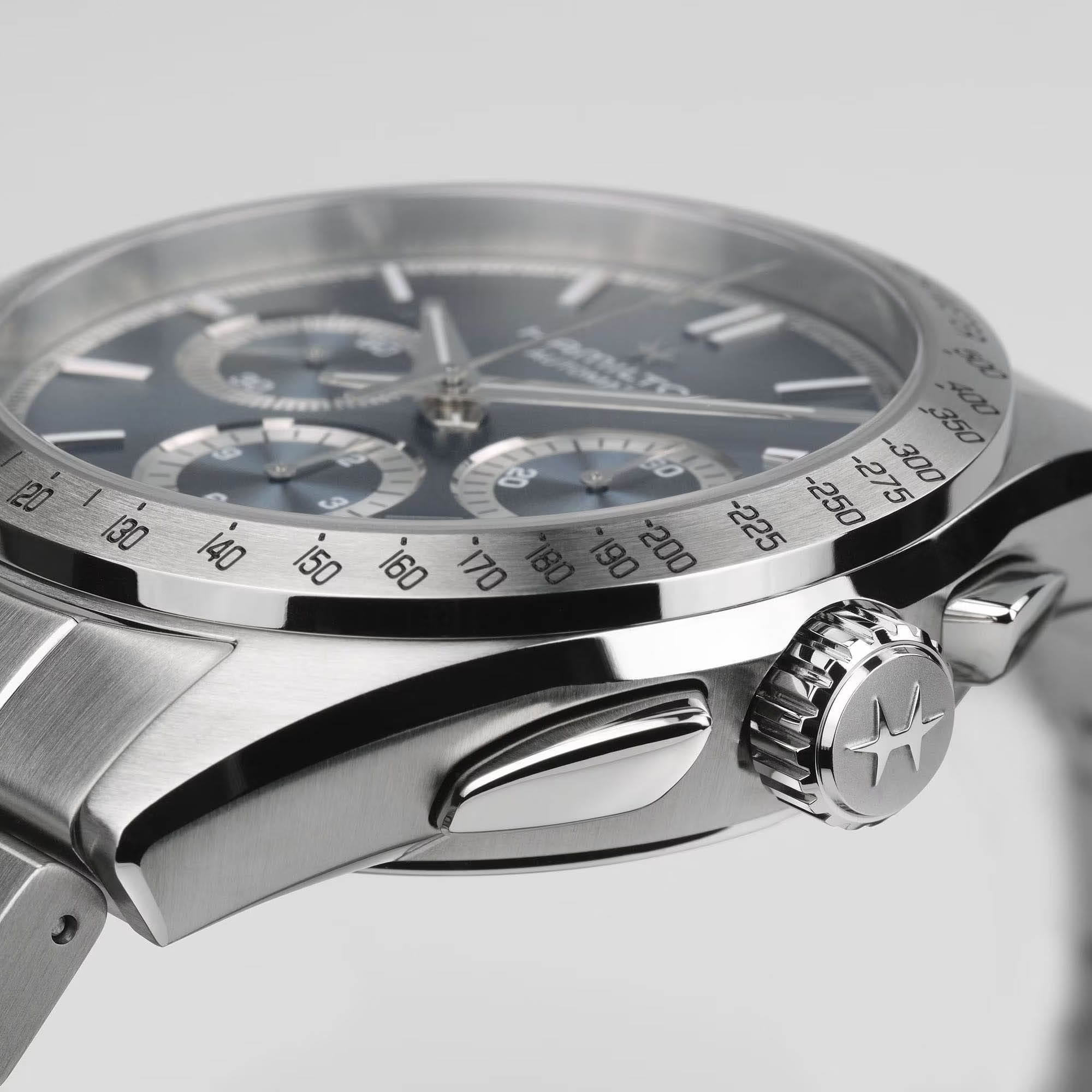 Hamilton Hamilton Jazzmaster Performer Auto Chrono H36656140 мужские часы голубой циферблат на запястье