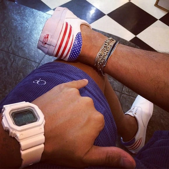 Casio Casio G-Shock GLX-5600-7, g-shock япония мужские часы на браслете пластик боковой вид