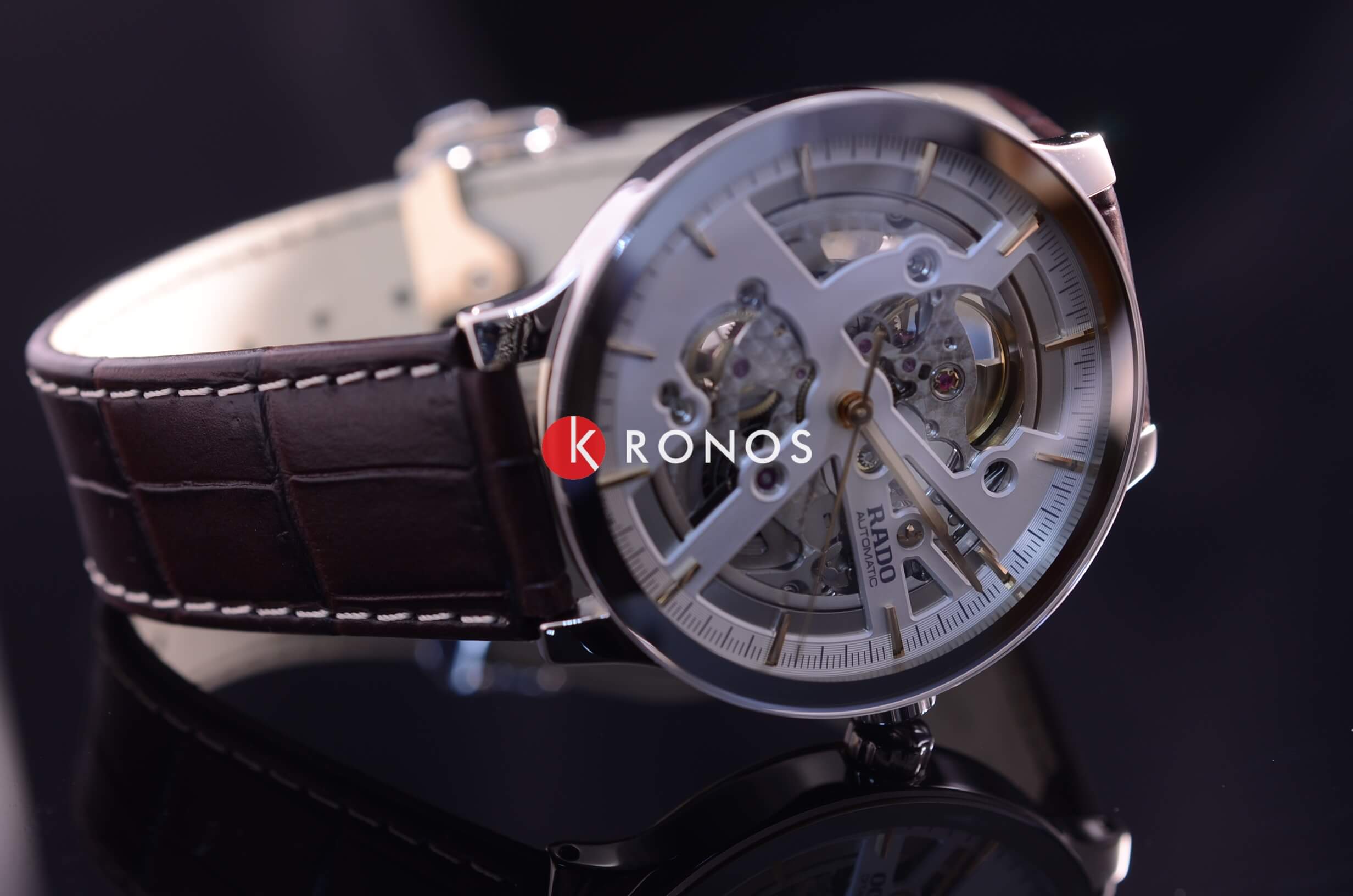 Rado Rado Centrix Automatic Open Heart R30179105 мужские часы черный циферблат на запястье