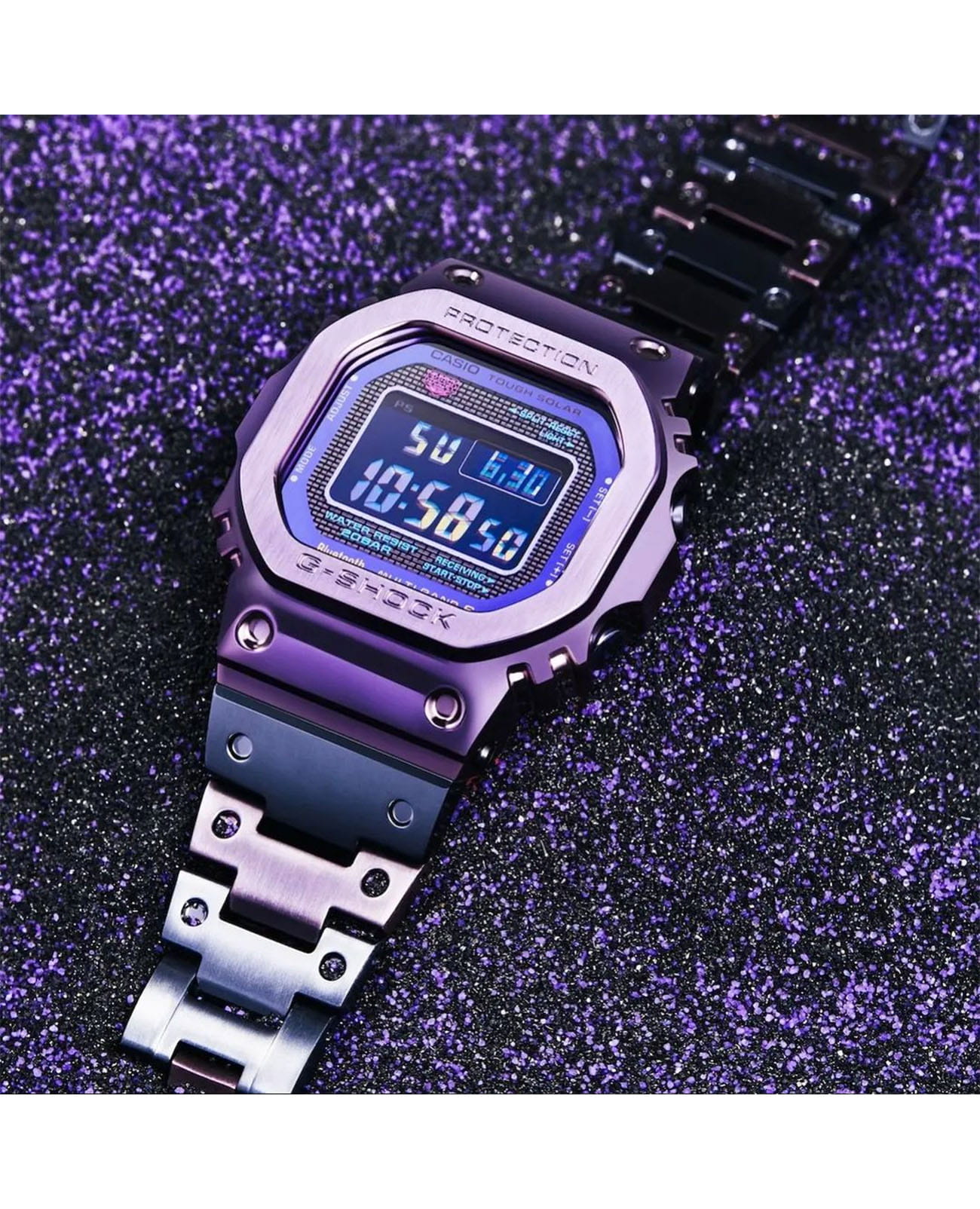 Оригинальные часы Casio Casio G-Shock GMW-B5000PB-6 в фирменной упаковке от производителя