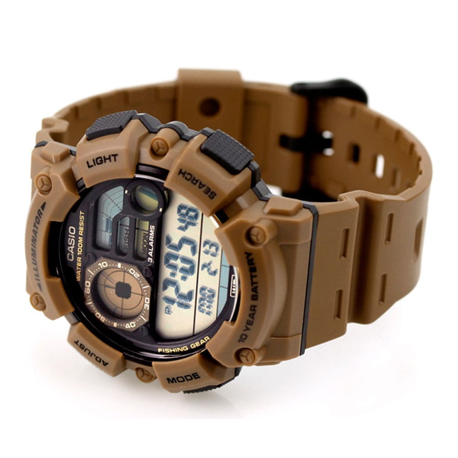 Оригинальные часы Casio Casio Collection WS-1500H-5A кварцевые калибр механизма  общий вид