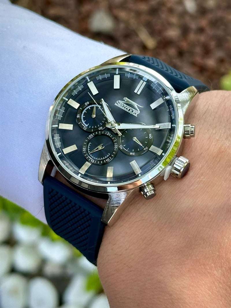 Slazenger Slazenger SL.09.2107.2.04,  англия мужские часы на браслете силикон боковой вид